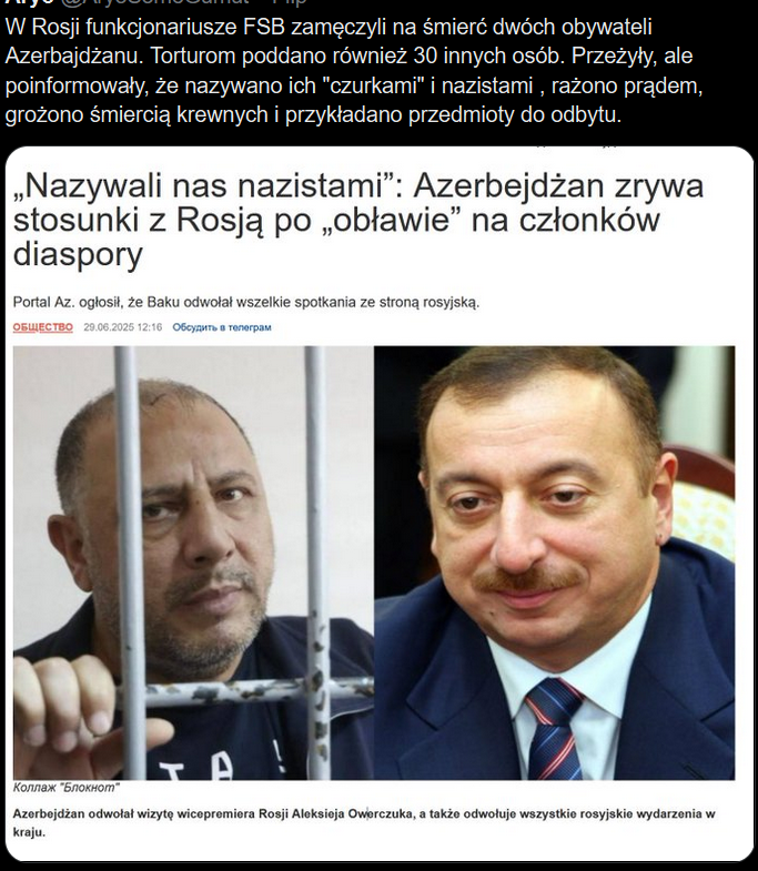 Niespodziewane naloty rosyjskich służb na mniejszość Azerską w Rosji